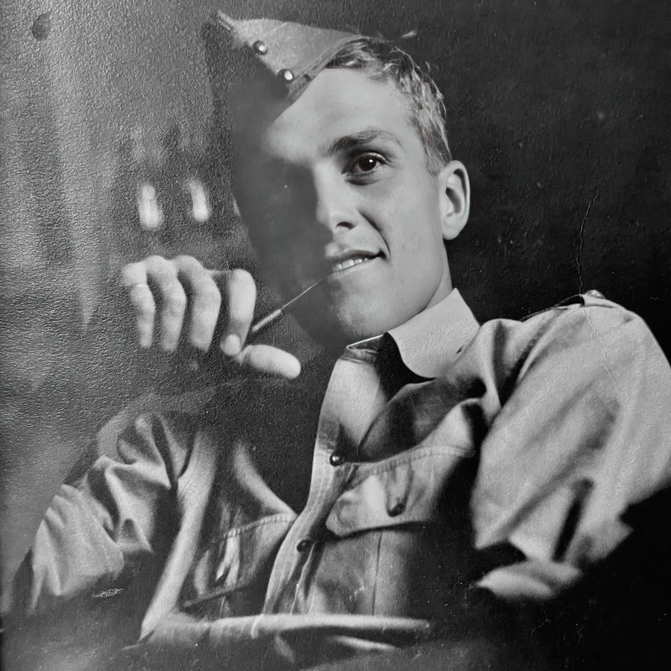 Lieutenant Tony Kingsmill, circa 1942-43. Photo: Judy Day, daughter of Tony Kingsmill
