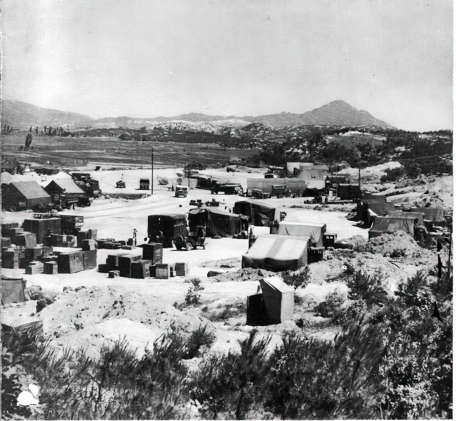 L’atelier 191 du GEMRC déployé (mi-mai 1951)