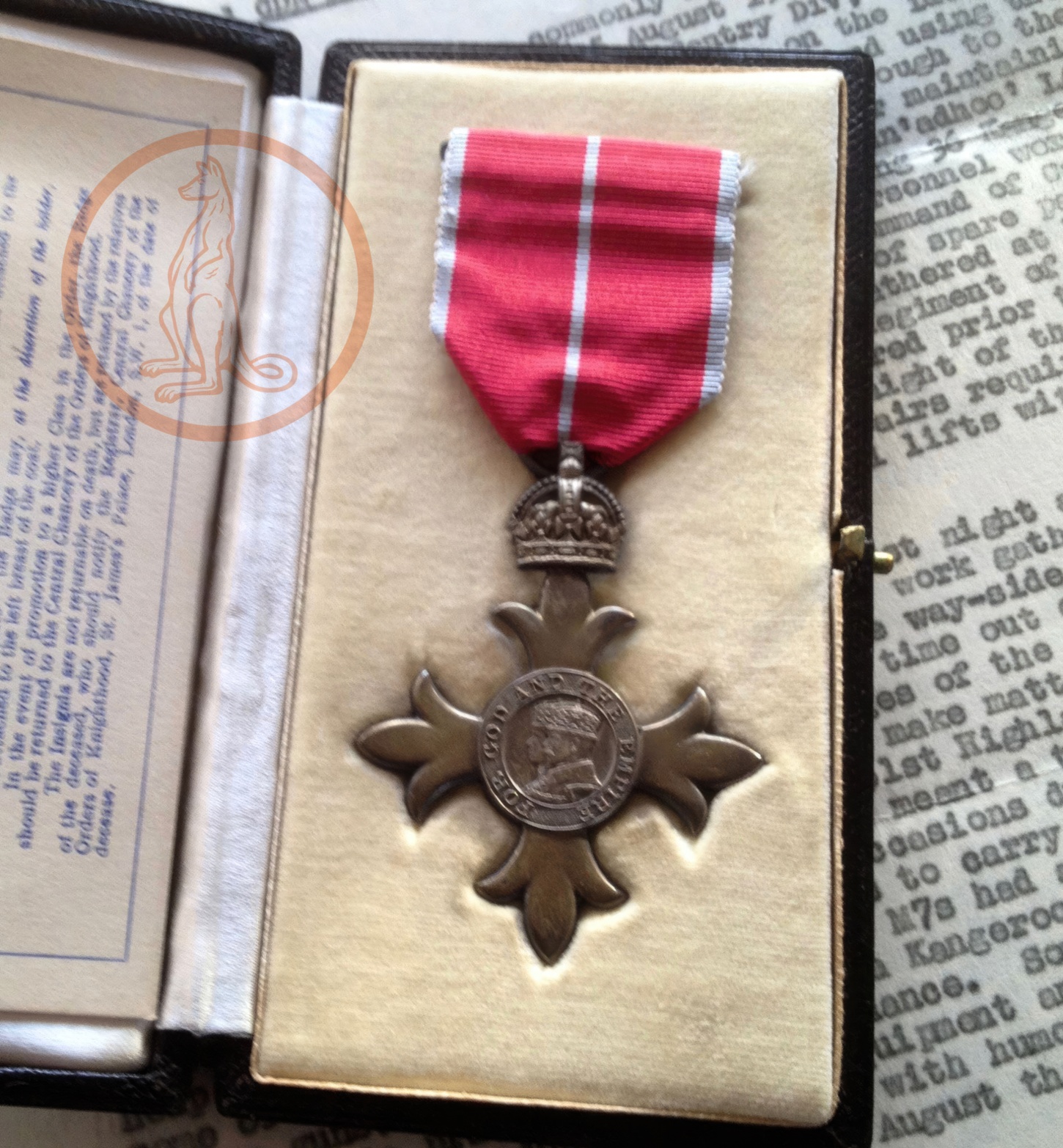 Citation du Capt Duncan : «… grâce à sa créativité et sa persévérance, a été l’artisan du haut niveau de préparation au combat des Kangourous. » 