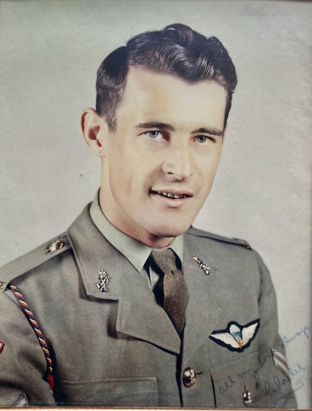 Cpl Charlie Gillis. Photo courtesy of Mrs. Yvonne Gillis.