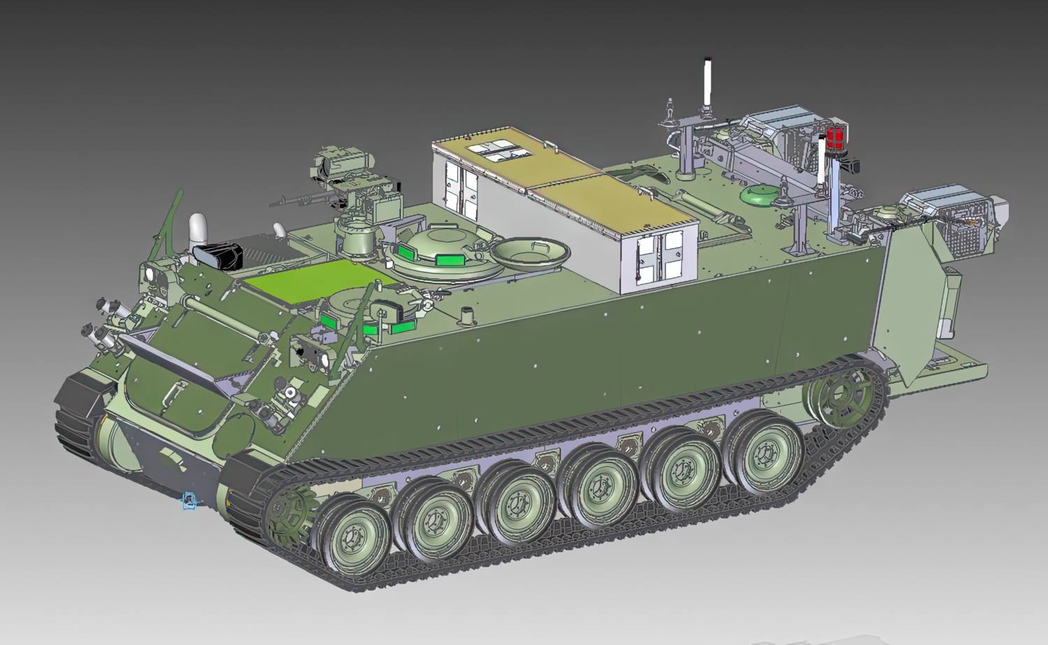 Exterior of the Upgraded T-LAV to the MTVA